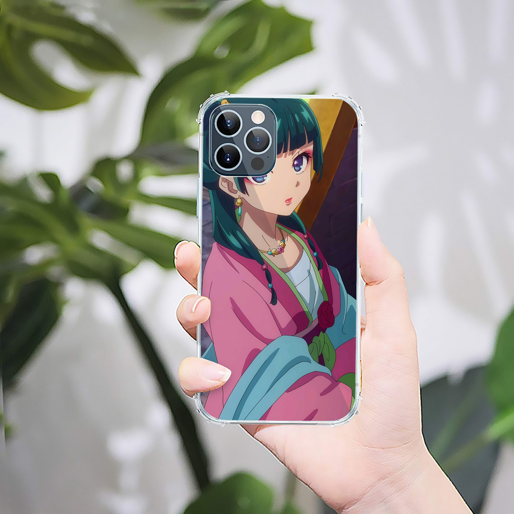 （画像用） 薬屋のひとりごと The Apothecary Diaries 【iPhone 12シリーズ対応】透明スマホケース（クリアソフトケース）